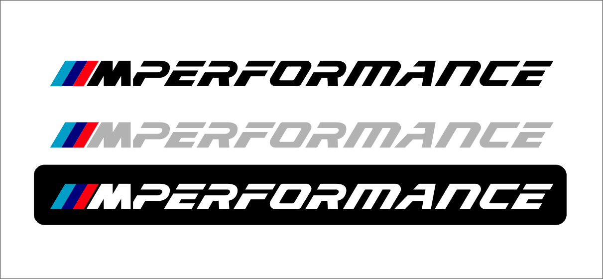 BMW M Performance Stickers (Compatible Product)
